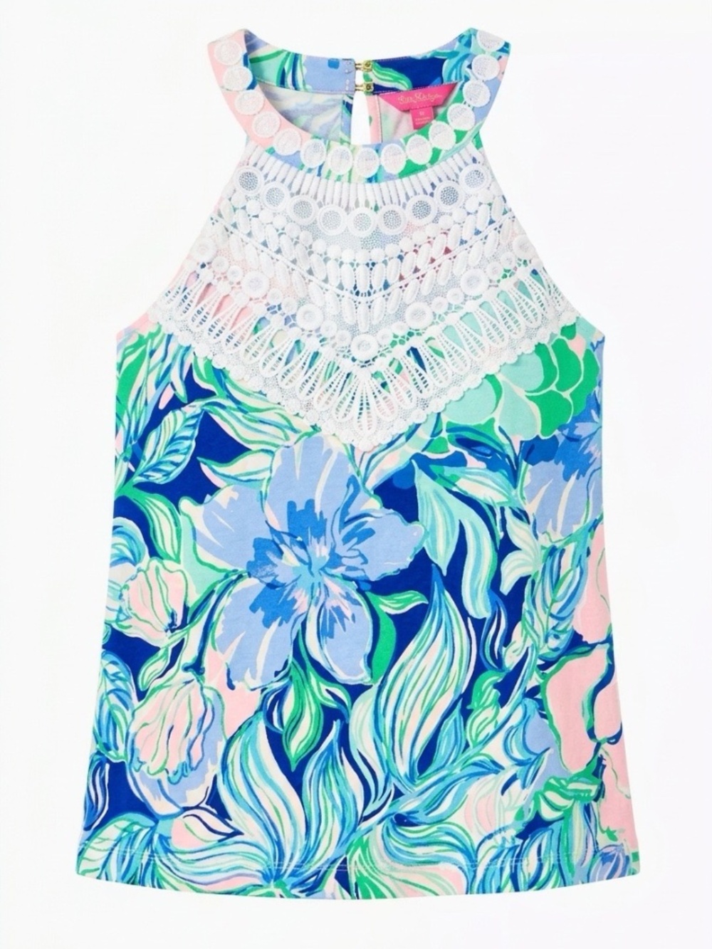 LILLY PULITZER Multi Party Thyme Dawn Top - size XXS - NWT